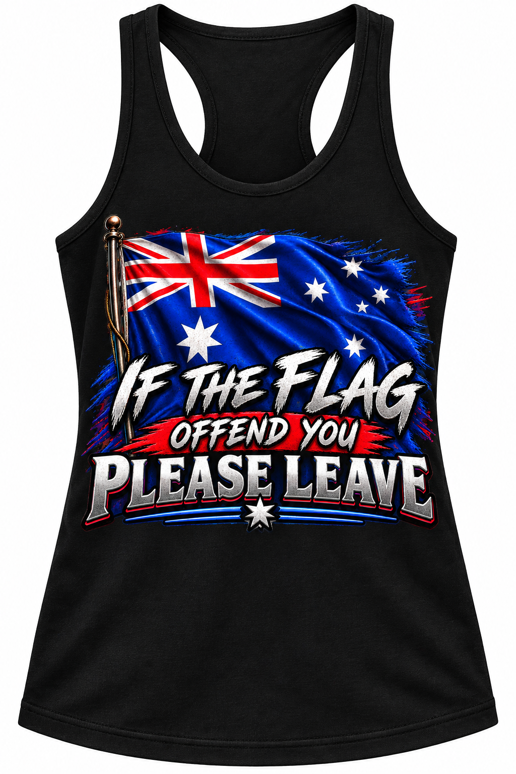If The Flag Offend You Please Leave